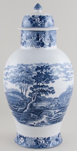 Vase lidded large c1900